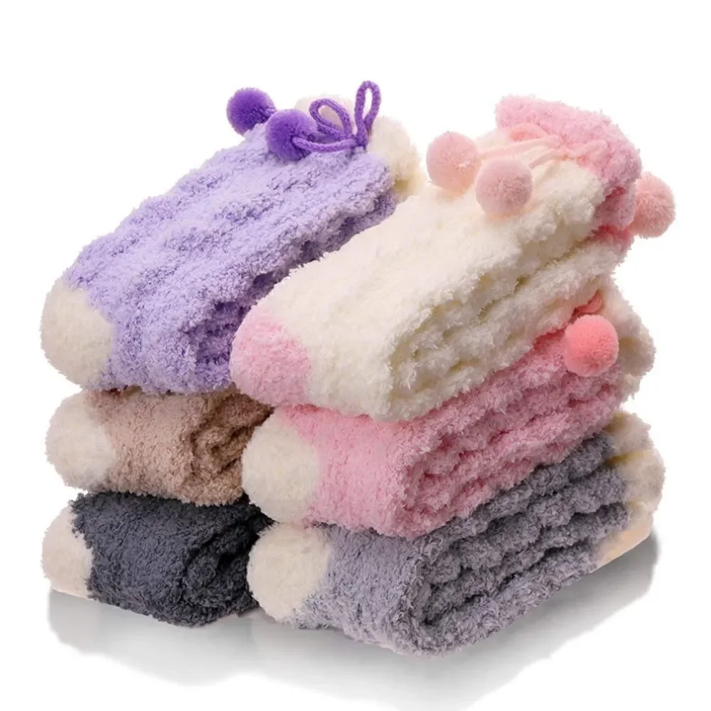 Fuzzy winter socks